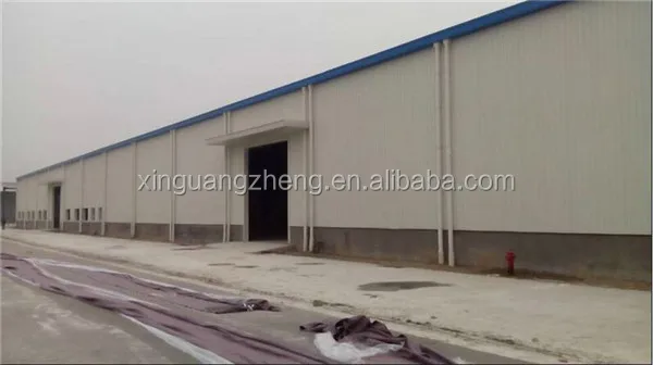 Ethiopia pre engineering turnkey steel structure warehouse