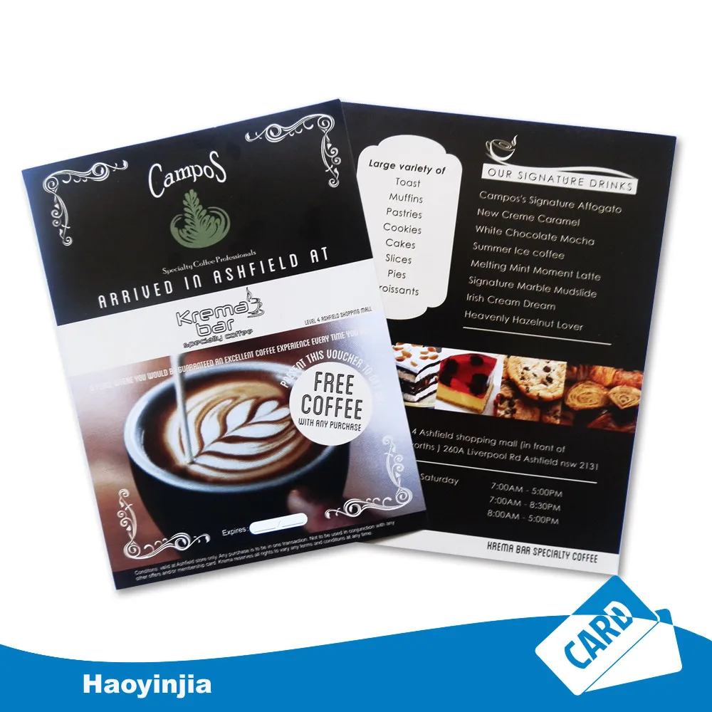 Custom Design 157g Coated Paper Glossy Laminated Flyer Poster Printing