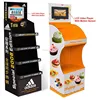 counter top lcd display, large size cardboard pop display with video display