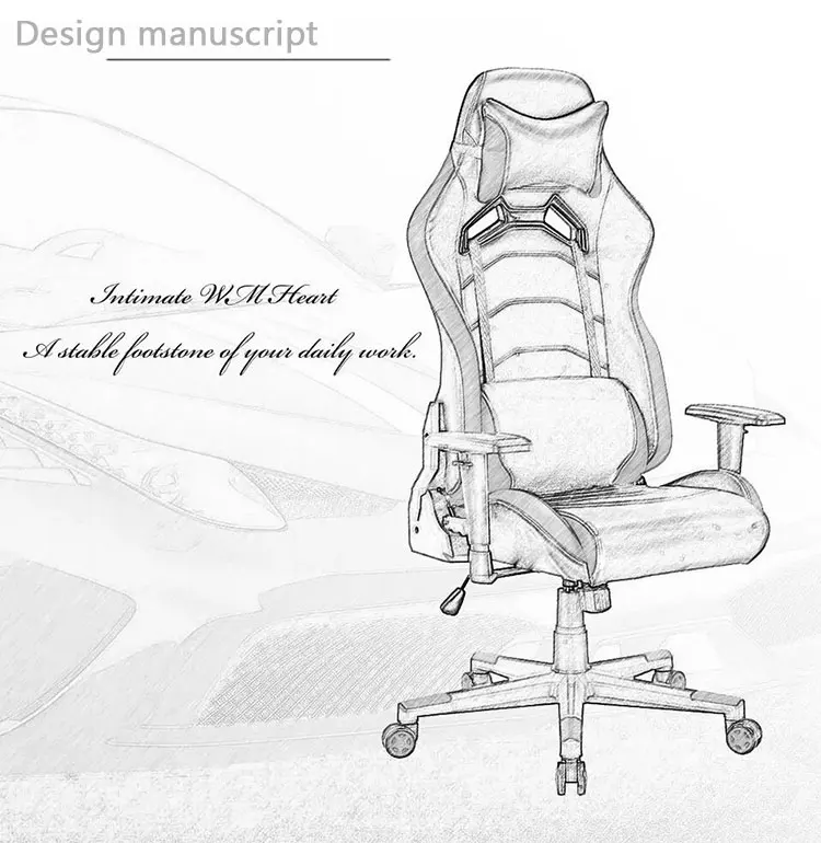 Julia New Design Wholesale Office Gaming Chair Fabric Cover
