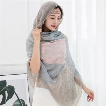 large linen scarf