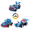 3 In 1 DIY ABS Plastic Kid Toy 2019 New Product 2.4G 4ch 4.8V 464 PCS Building Blocks Transform RC Car With USB Cable