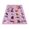Factory price high quality image english language animals wall chart