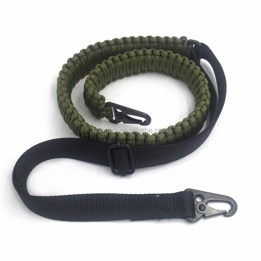 Kongbo Adjustable Black Braid Paracord Gun Sling Strap Buy Paracord
