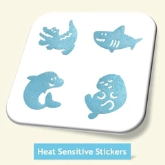 heat sensitive color changing stickers