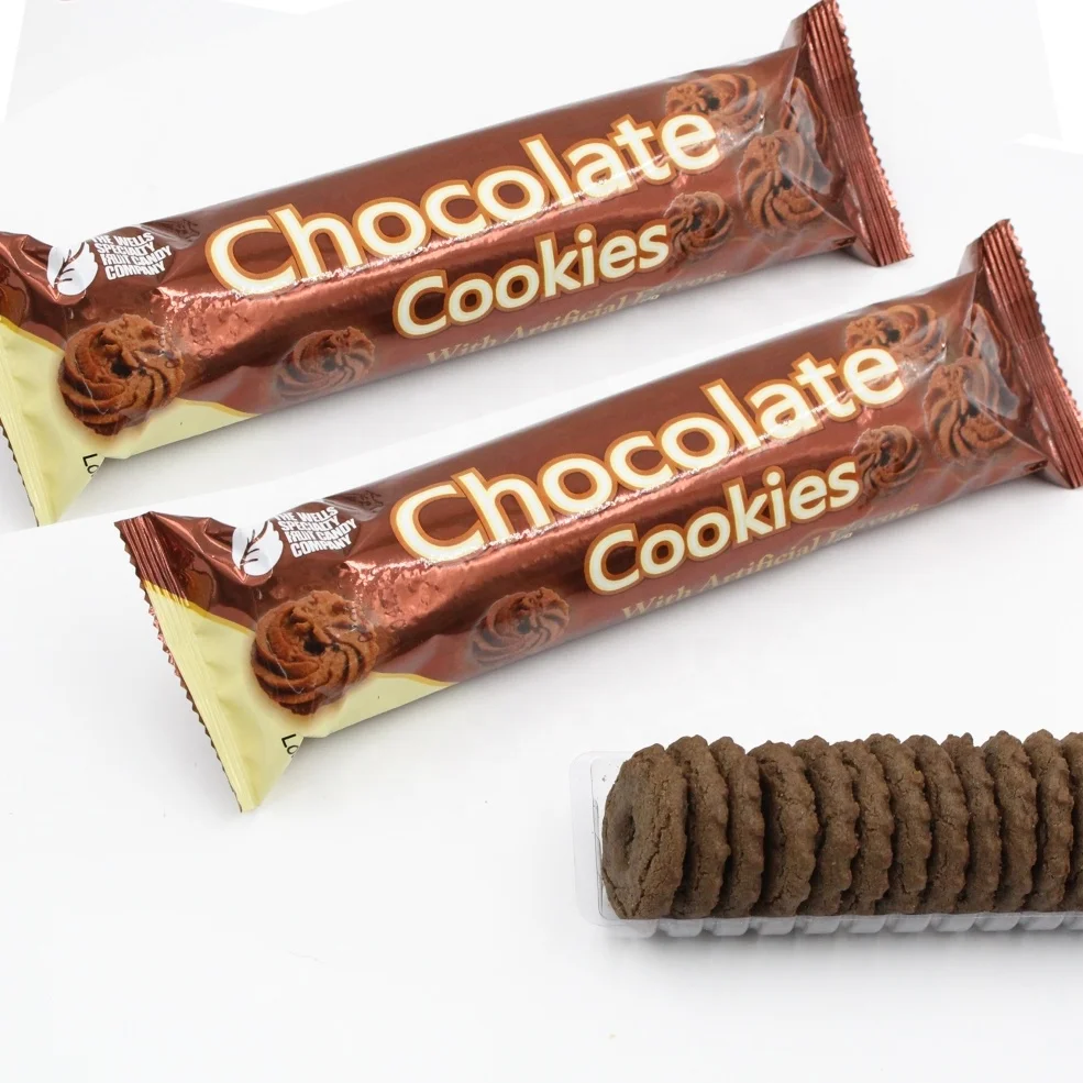 Hot Selling Biscuit Chocolate Halal Cookies With Artificial Flavor