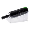 High quality clear acrylic wine display/boat shaped wine rack for 1 bottles