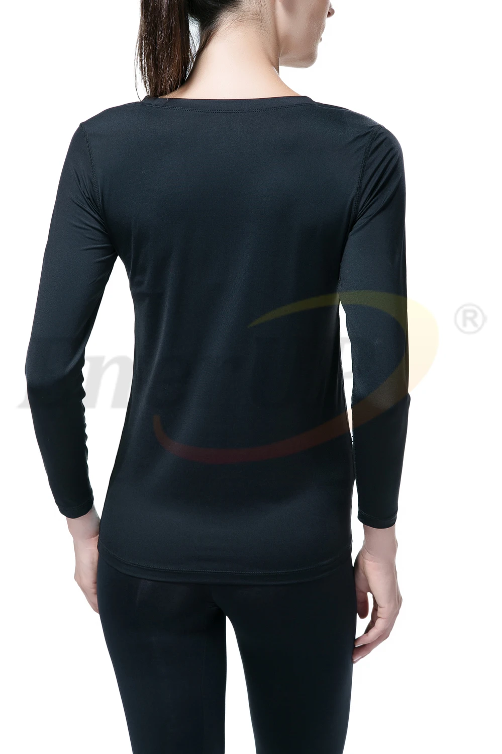 copper infused long sleeve compression skin tight inner wear for women