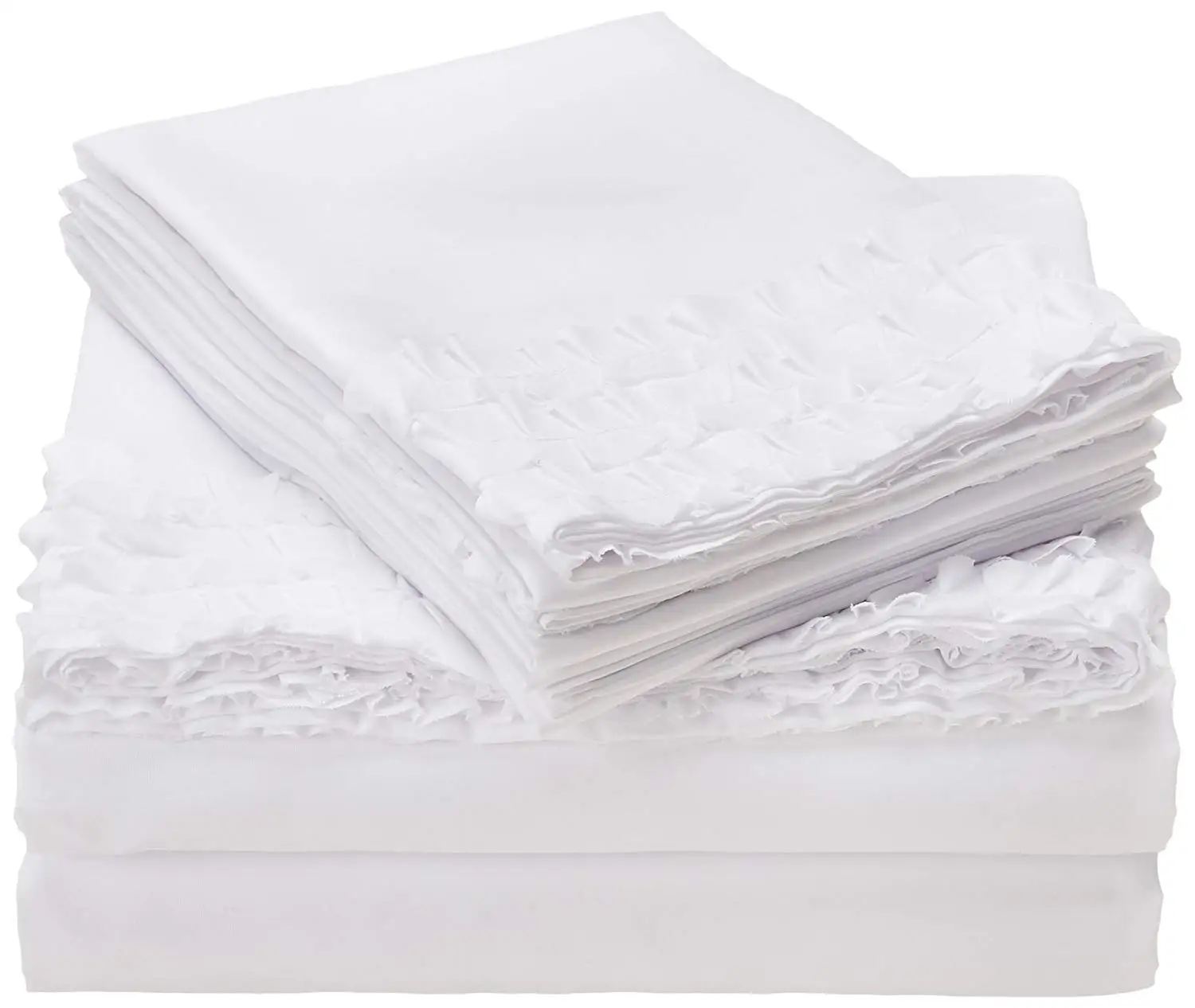 Sheet Design Find Deals On Line At Get Quotations Intelligent Design Ruffled White Sheet Set Cottage Country Bed Sheets Full