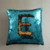 Bedding Outlet Mermaid Sequin Cushion Cover Magical Shining Pillow Case Patchwork Gold Decorative Pillowcase Fashion 40X40cm