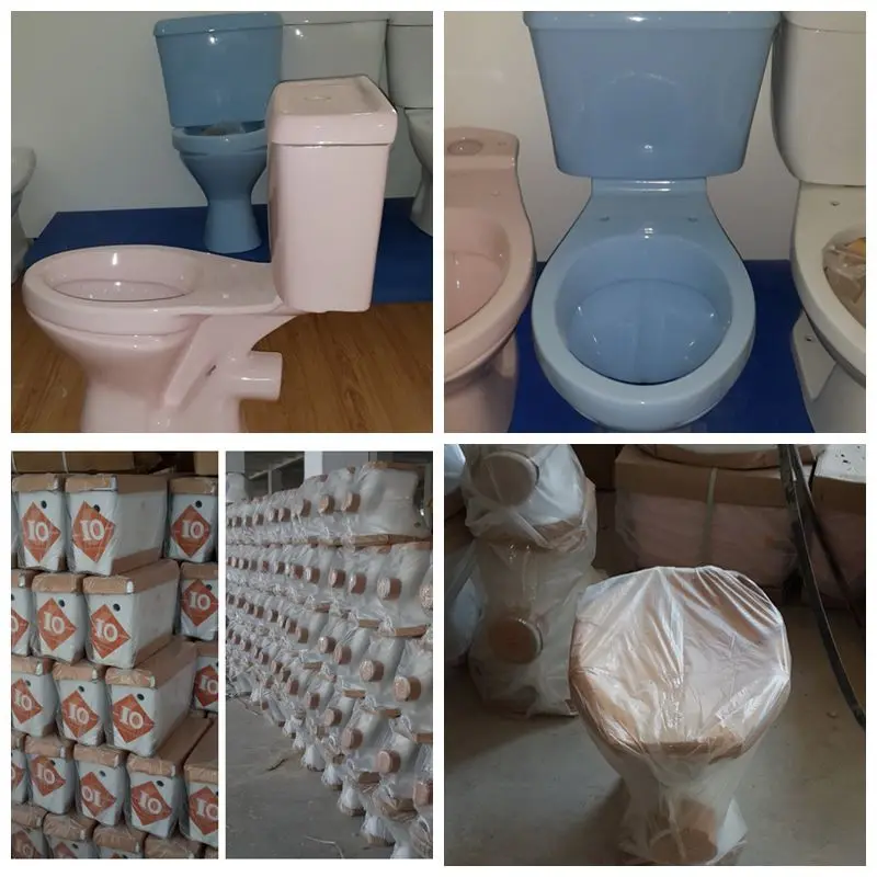 South African Ceramic Two Piece P Trap Chaozhou Sanitary Ware Factory