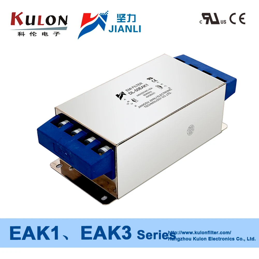 Dl20ea3 20a Three Phase Automotive Noise Reduction Rfi Emi Filter
