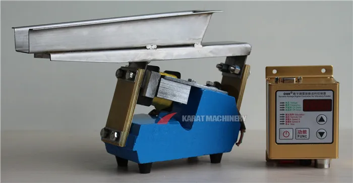 Stainless steel food industry small electromagnetic vibrating feeder
