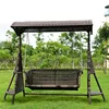 Indoor outdoor rattan wicker hanging swing chair