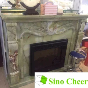 Beige Stone Electric Fireplace Beige Stone Electric Fireplace