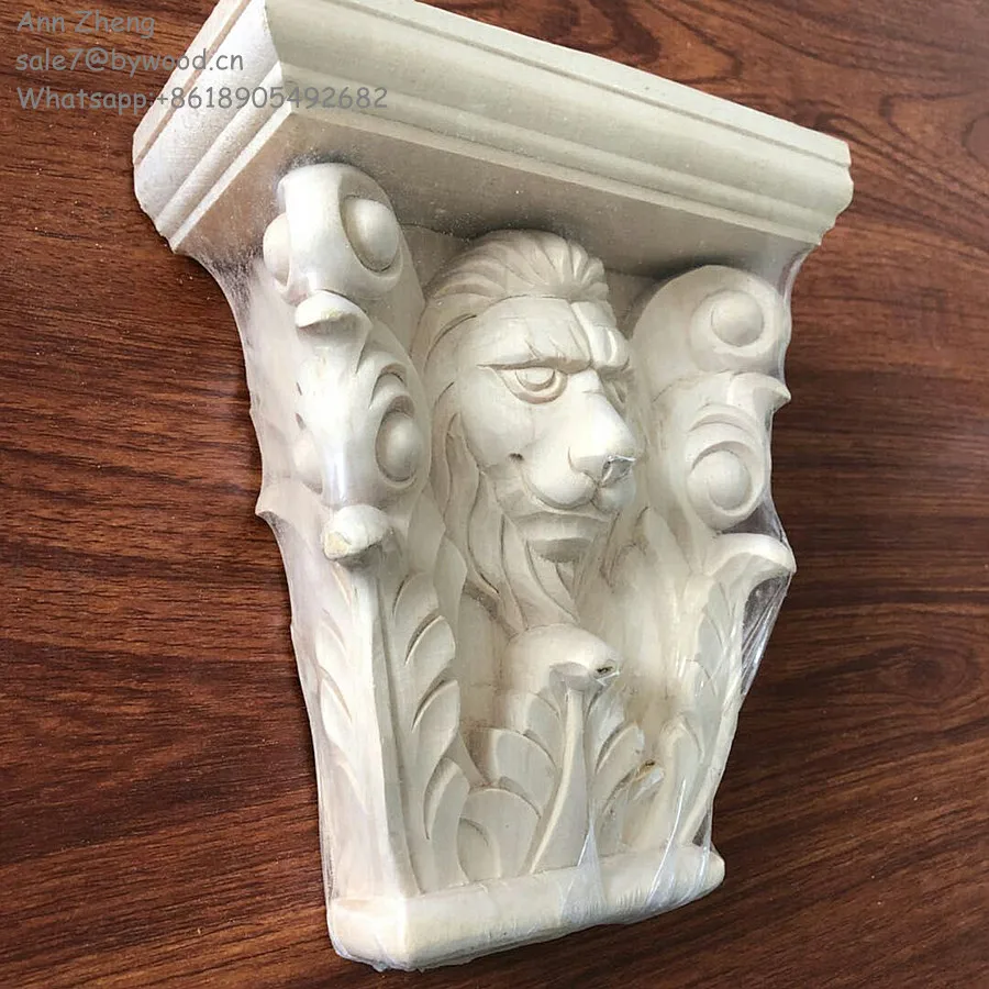Elegant decorative furnitureheadlion wood corbels