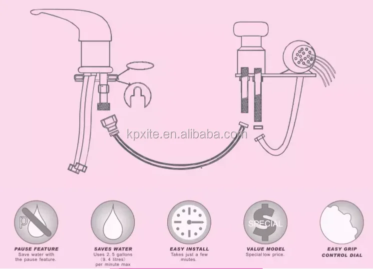 Wholesale Wash Hair Tap Mixing Valve For Salon Punch Shampoo Bed Bowl