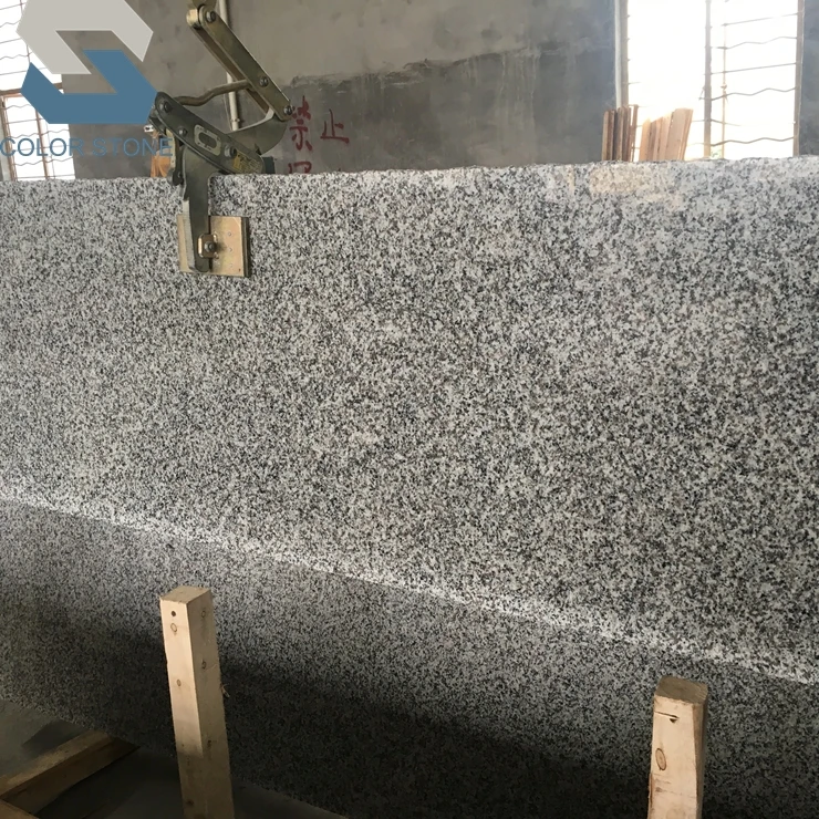 Polished cheap granito light grey granite small slab grey china granit