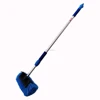12" Quad head with supper soft bristles water flow through car cleaning wash brush