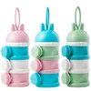 3 Layers Baby Kid Feeding r Container Storage Formula Feeding Safe Milk Powder Box Dispenser PP For Baby Kids