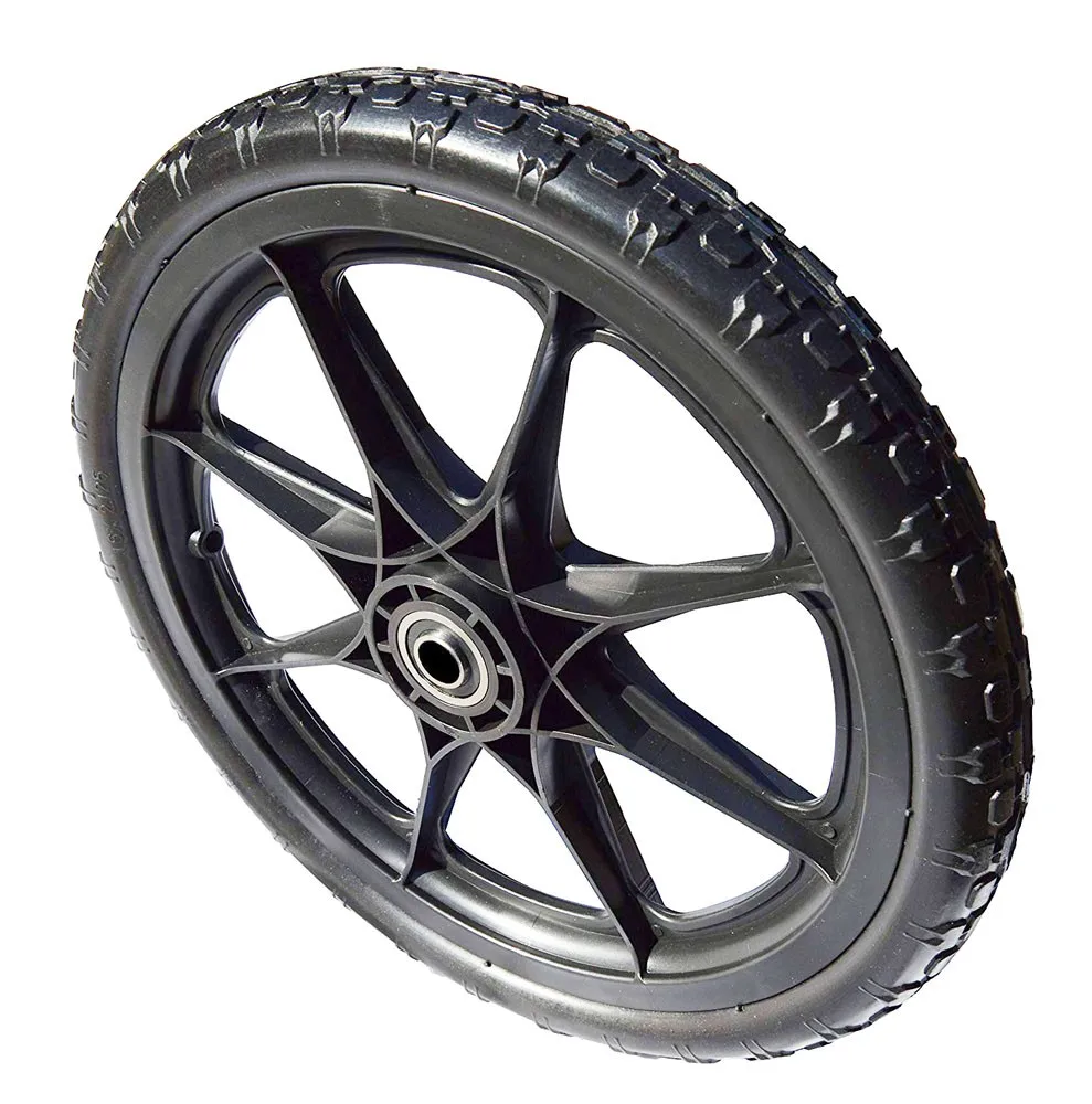 16 X 2.125-inch Flat Free Cart Tire On Plastic Rim Flat Free Durable ...