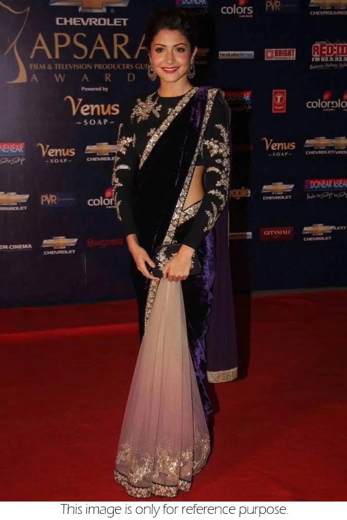 Anushka Sharma Velvet Saree on Sale, 54 