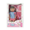 16 inch American Style Kids Learn Cook baby doll, Baby Doll With drink & bubble Function with 9 Pcs Kitchen Set accessories