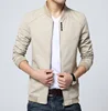 2016 Leisure thin zipper pure color cotton jackets men