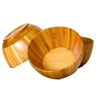 Supply Natural Home Bamboo Pinch Bowls Round Shape Serving Bowels