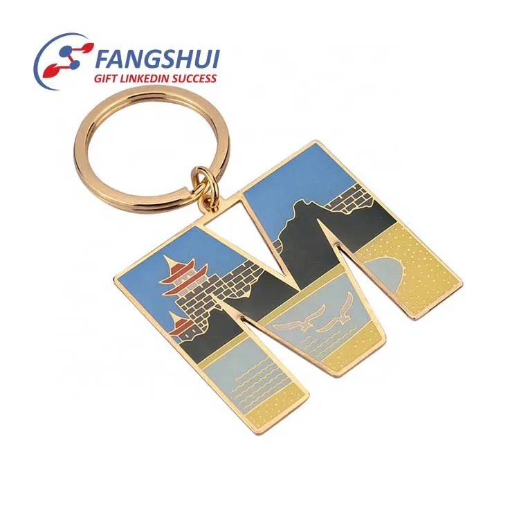 China Manufacturing Promotional Gifts Initial Letter N Keychain Buy 