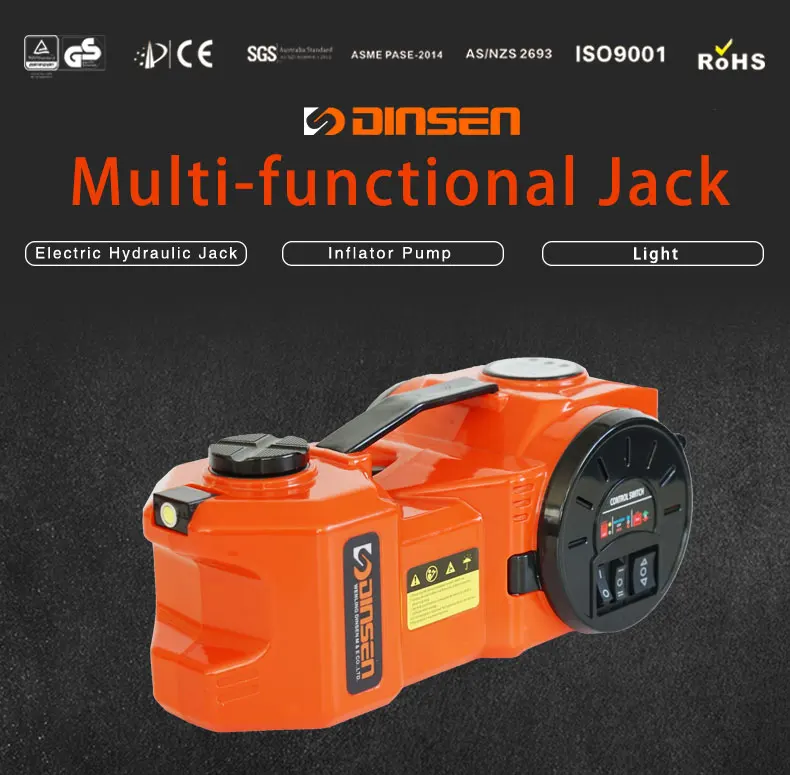 High Quality 5 Ton Electric Car Jack With Digital Meter And Double