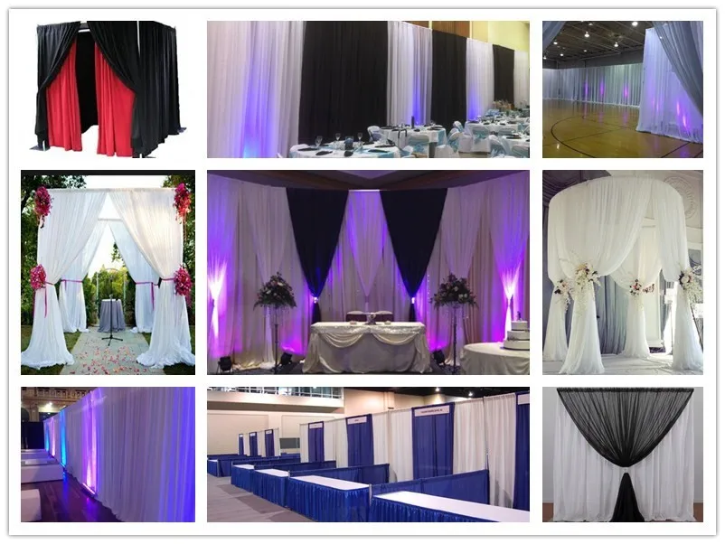 Uk Waterfall Backdrop Pipe And Drape Wedding Wall Backdrap Curtain