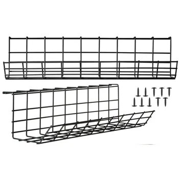 Home Office Studio Metal Wire Under Desk Cable Management - Buy Cable ...