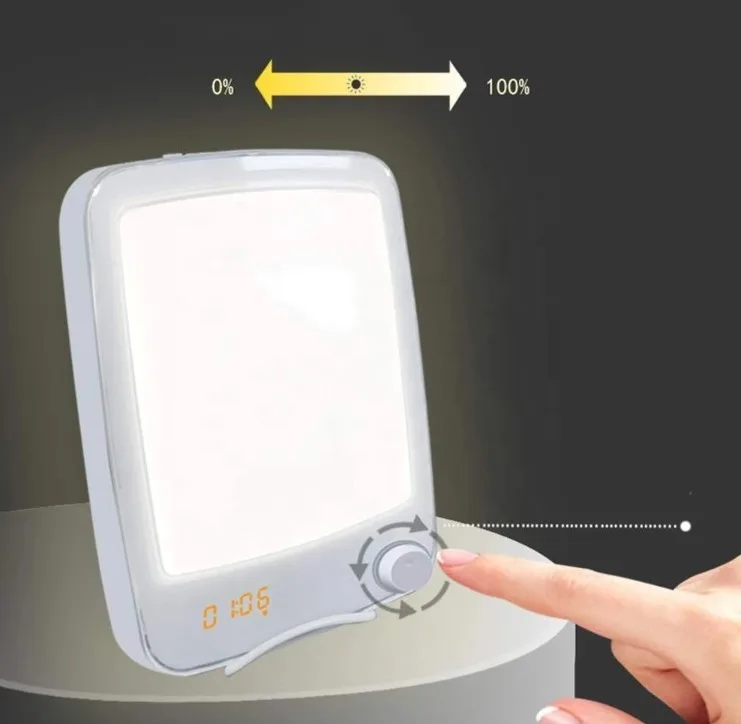 Seasonal Affective Disorder Used Sleep And Wakeup Sad Light Therapy