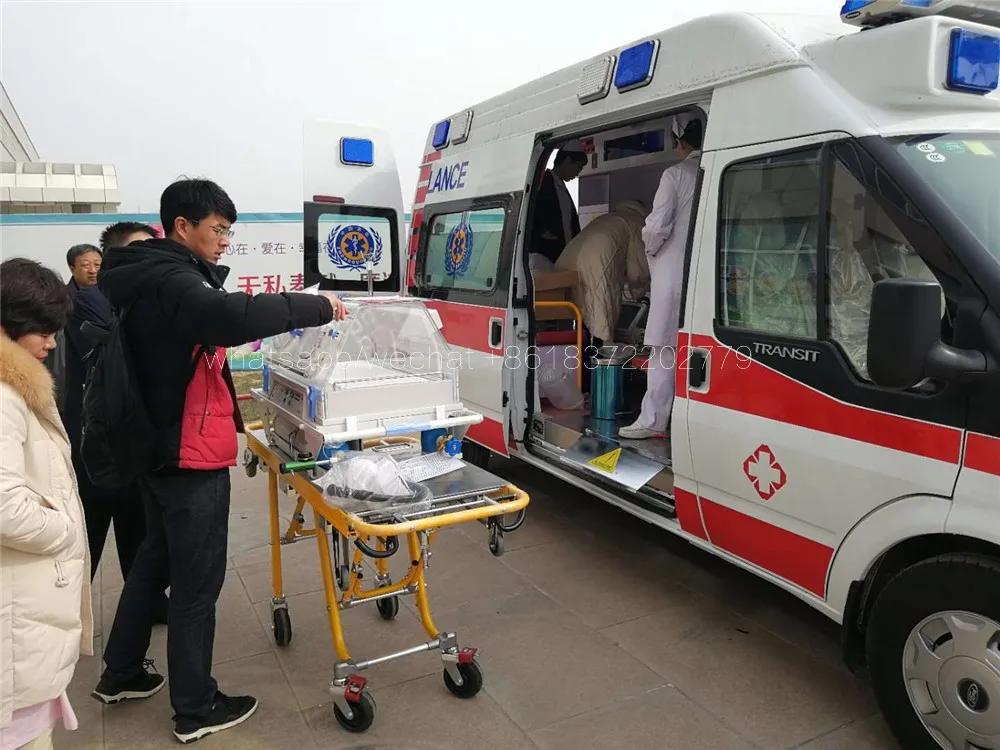 中国专业供应商自动装载救护车担架产妇新生婴儿皮卡救护车