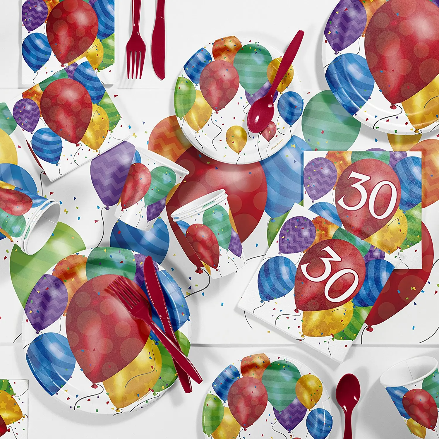 Balloon Blast 30th Birthday Party Supplies Kit