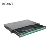 KEXINT 24 Core SC APC Simplex Adapters Rack Mount Fiber Optic Patch Panel Sliding Type