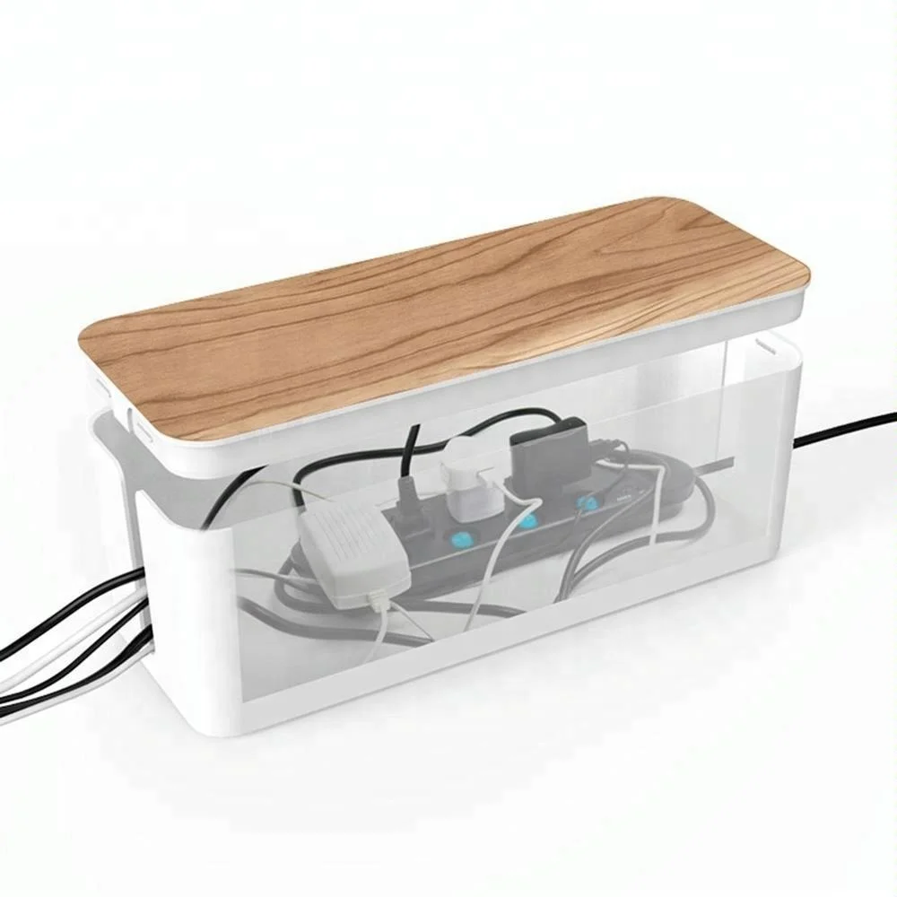Power Cable Organizer Box Computer,Tv,Hdmi Cord Organizer Surge Protector Charger Dust Cover