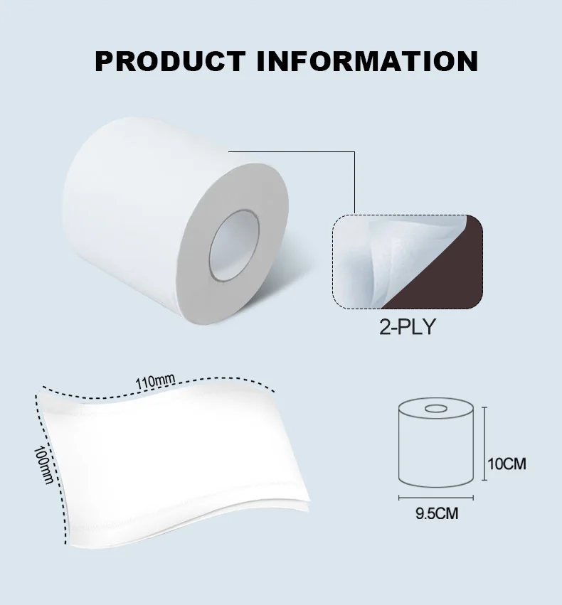 Professional Bulk White Two Ply 12 rolls Pack Embossed Bath Tissue Toilet Paper for Business