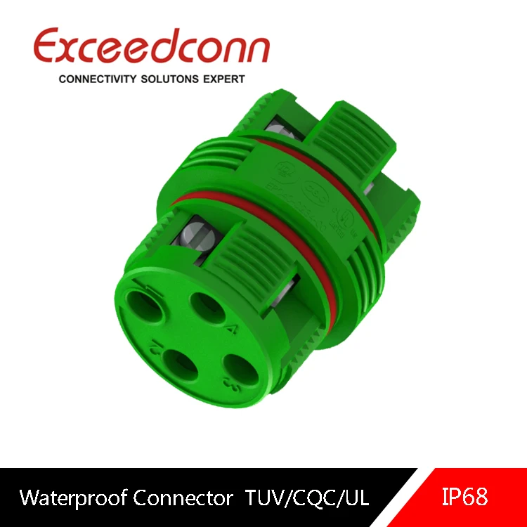 Factory Waterproof Connector Circular 4 Pin Terminal For Led Lighting