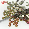Top quality flatback Rhinestone clear color non hot fix 8 big 8 small Rhinestones