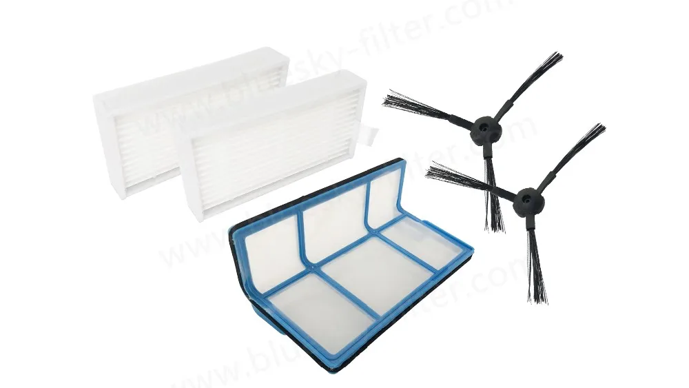 Filtro kit de pincel para iLife v3/v3s v5 v5s pro aspiradoras de repuestos de nuevo 