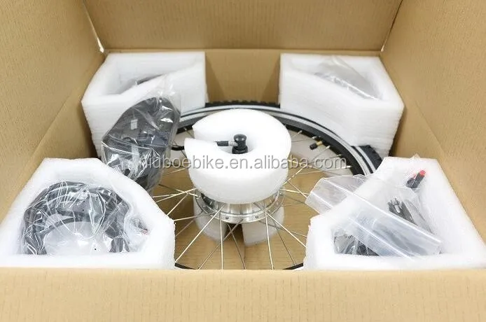 Red wheel 1000w Fat Tire Kit Conversion kits