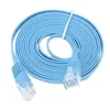 Kuyia Blue Flat Ethernet Cat6 Patch Cable Compatible with all RJ45 jack configurations