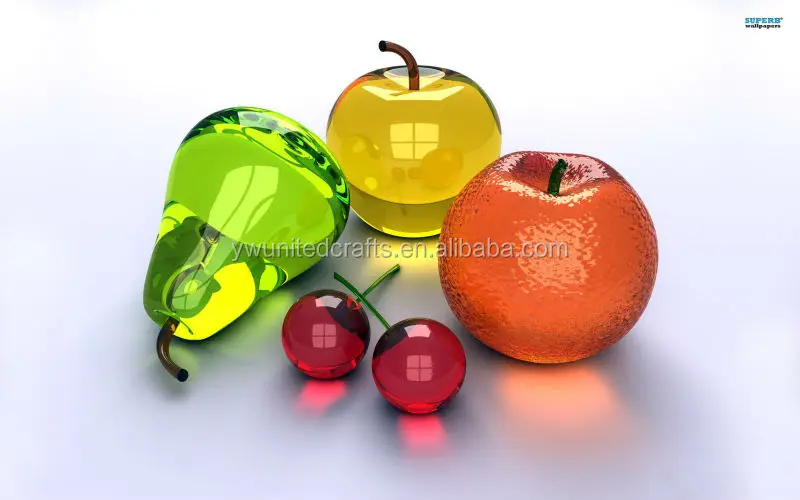 Handmade Stained Glass Fruit For Decoration Buy Stained Glass Fruit