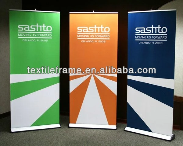 advertising indoor vertical banner stands