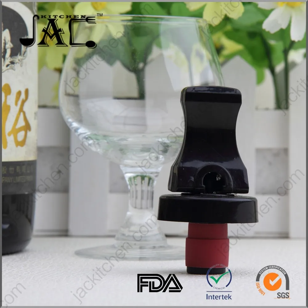 New Design Top Grade Plastic Wine Bottle Stopper