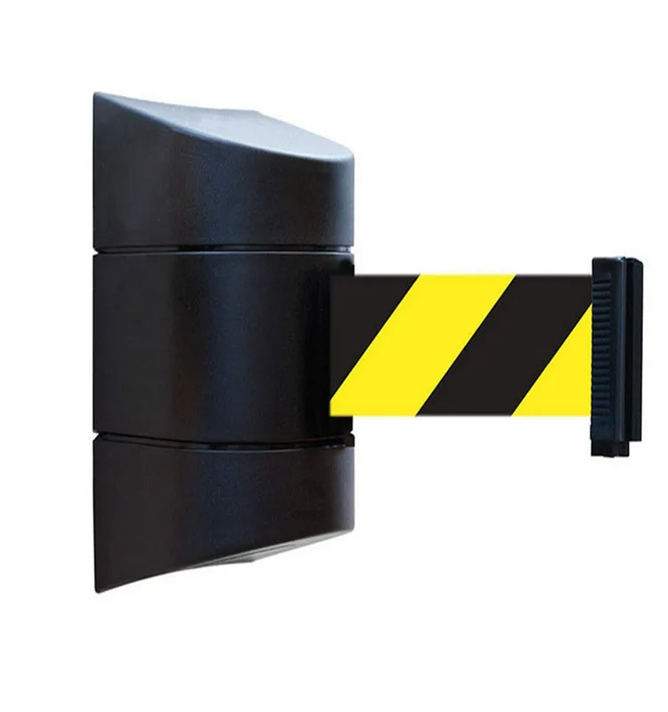 5m 8m 10m Plastic Retractable Wall Mounted Belt Barrier Buy Belt