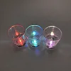 Top quality promotional gifts led flashing light up shot glass plastic cup