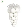 White foam grape string charm